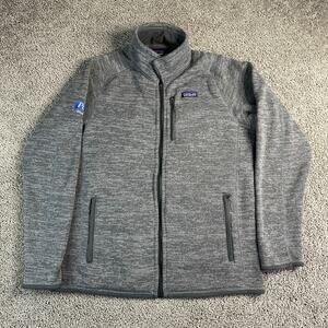 Patagonia Better Sweater Mens Extra large Nickel Gray Full Zip Fleece Jacket